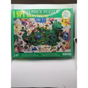 I Spy Puzzle Monster Workshop Briarpatch Scholastic 63 Piece Brand Sealed New